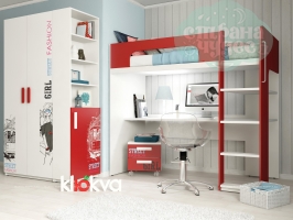 Детская комната Klюkva Junior Красный Чили
