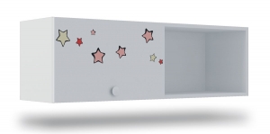 Полка с 1 фасадом Klюkva Baby A12, Тедди