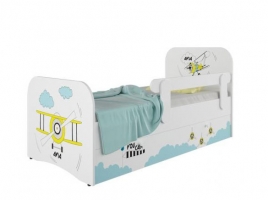 Кровать детская Klюkva Baby KE, Стандарт, с ящиками, Авиа