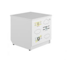 Тумба с 1 фасадом Klюkva Baby T1, Авиа