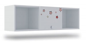 Полка с 1 фасадом Klюkva Baby A13, Тедди