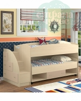 Двухъярусная кровать ФМ Дюймовочка-4.3, дуб молочный