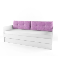 Подушка диванная 38 Попугаев, фиолетовая