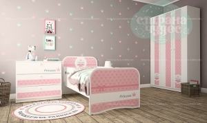 Комната детская Klюkva Baby Texture Princess