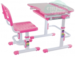 Набор стол + стульчик Mealux EVO-04 розовый
