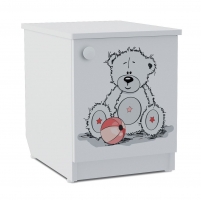 Тумба с 1 фасадом Klюkva Baby T1, Тедди