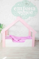 Кровать-домик Теремок Бэби, розовая