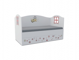 Кровать-домик детская Klюkva Baby KD, 160х80 см, Тедди