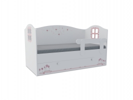Кровать-домик детская Klюkva Baby KD, 170х80 см, Мишка Girl