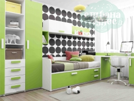 Детская комната Klюkva Junior Зеленая Мамба