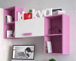 Комплект полок Klюkva Junior, розовый