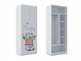 Шкаф комбинированный Klюkva Baby SH2, Тедди