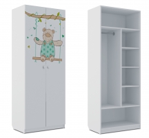 Шкаф комбинированный Klюkva Baby SH2, Потапыч