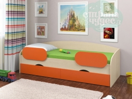 Кровать ФМ Соня 2, оранжевая